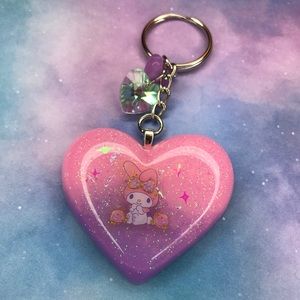 *SOLD* My Melody Heart Keychain